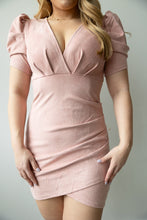 Load image into Gallery viewer, Suede Blush Dress
