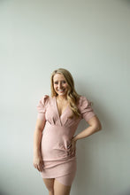 Load image into Gallery viewer, Suede Blush Dress
